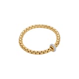 Fope 18ct Yellow Gold Eka Diamond Bracelet - Size Medium