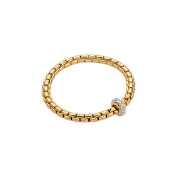 37252038 - 18ct Yellow Gold Eka Diamond Bracelet - Size Medium