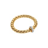 Fope 18ct Yellow Gold Eka Diamond Bracelet - Size Medium