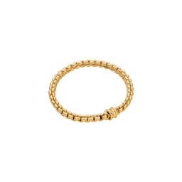 37252041 - 18ct Yellow Gold Must Have Eka Flex'it 0.01ct Diamond Bracelet - Size Small