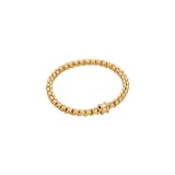Fope 18ct Yellow Gold Must Have Flex'it Diamond Barrel Bracelet - Size Medium