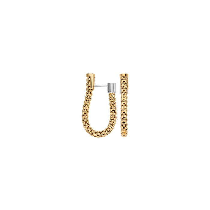 Fope 18ct Yellow Gold Essentials Flex'it Hoop Earrings