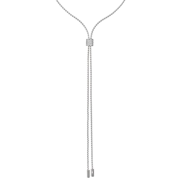 Fope 18ct White Gold Aria 0.48ct Pavé Diamond Slider Necklace