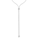 Fope 18ct White Gold Aria 0.48ct Pavé Diamond Slider Necklace