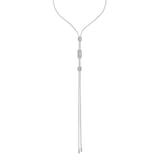 Fope 18ct White Gold Aria Pavé Diamond Lariat Necklace