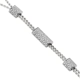 Fope 18ct White Gold Aria Pavé Diamond Lariat Necklace