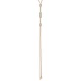 Fope 18ct Yellow Gold Aria Pavé Diamond Lariat Necklace