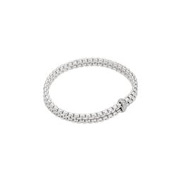 37252057 - 18ct White Gold Eka 0.17ct Diamond Bracelet - Size Medium