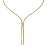 Fope 18K Yellow Gold Aria Diamond Slider Necklace