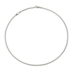 37252094 - 18ct White Gold Eka Necklace - 50cm