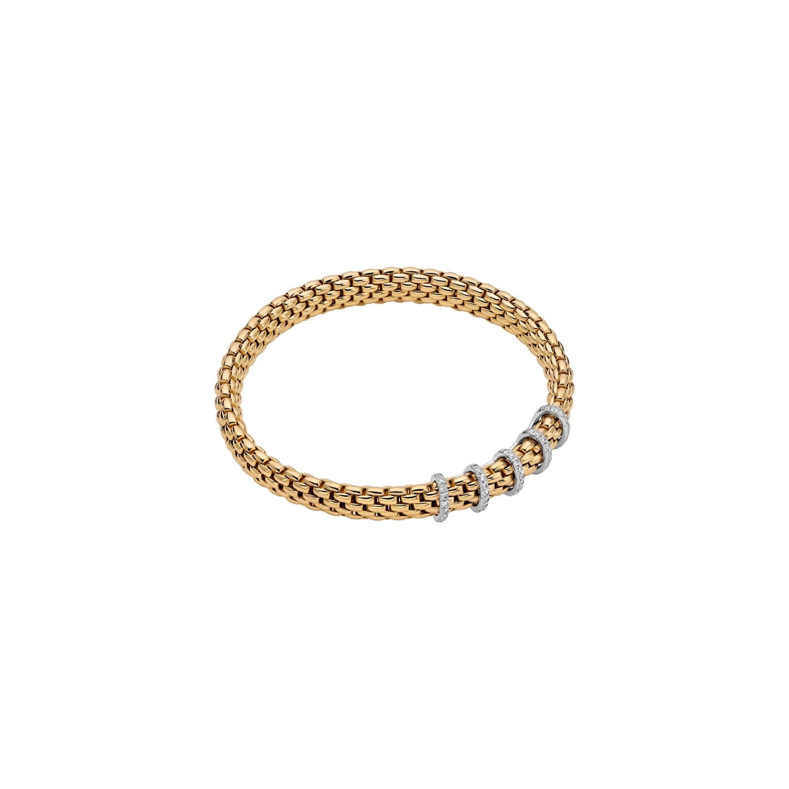 18ct Yellow Gold Vendome Flex'it 0.37ct Diamond Bracelet
