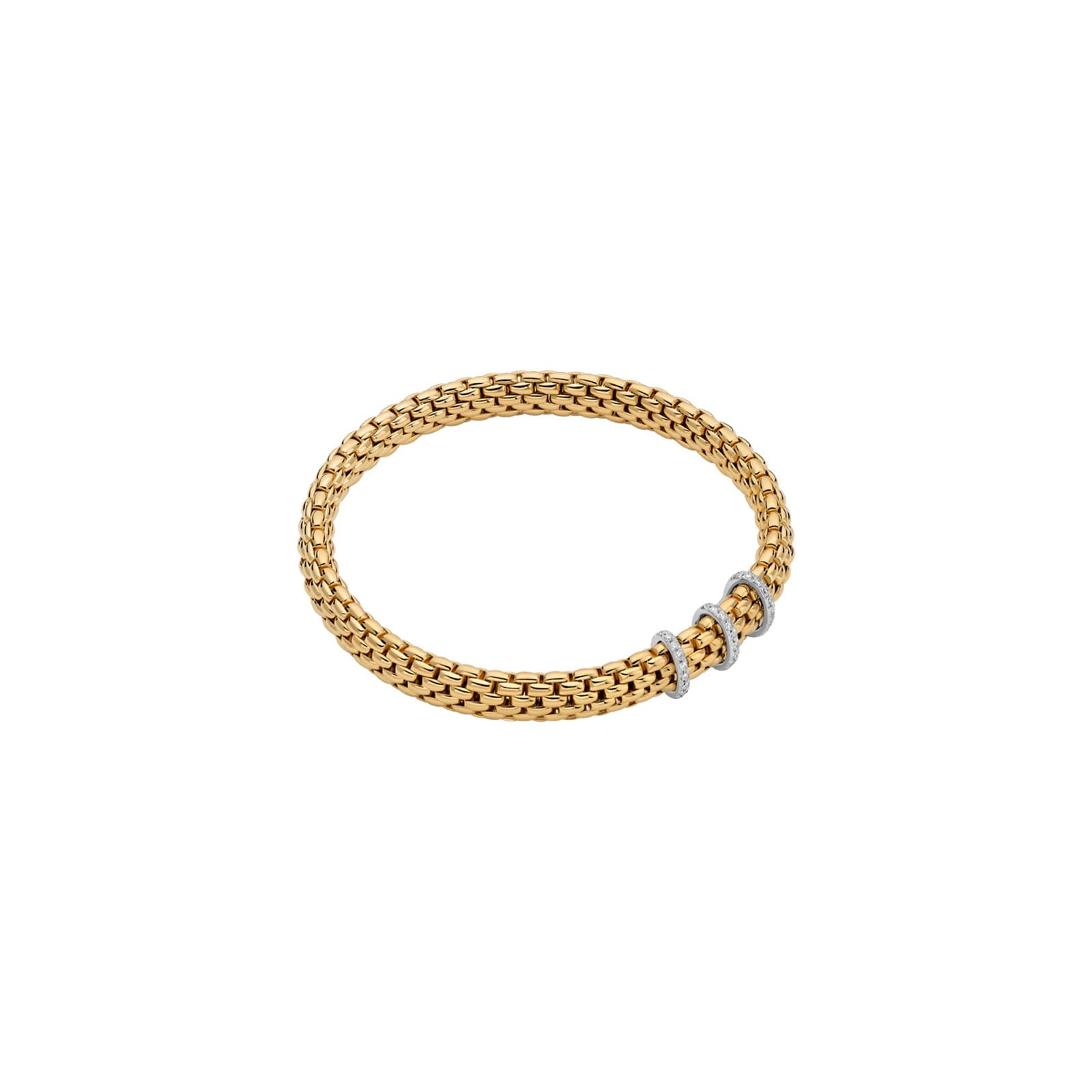 18ct Yellow Gold Vendome Flex'it 0.23ct Diamond Bracelet