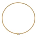 Fope 18ct Yellow Gold Prima Flex'it 0.19ct Diamond Necklace