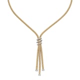 Fope 18ct Yellow Gold Prima 0.49ct Diamond Lariat Necklace