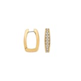 Fope 18ct Yellow Gold Eka 1.40ct Diamond Hoop Earrings
