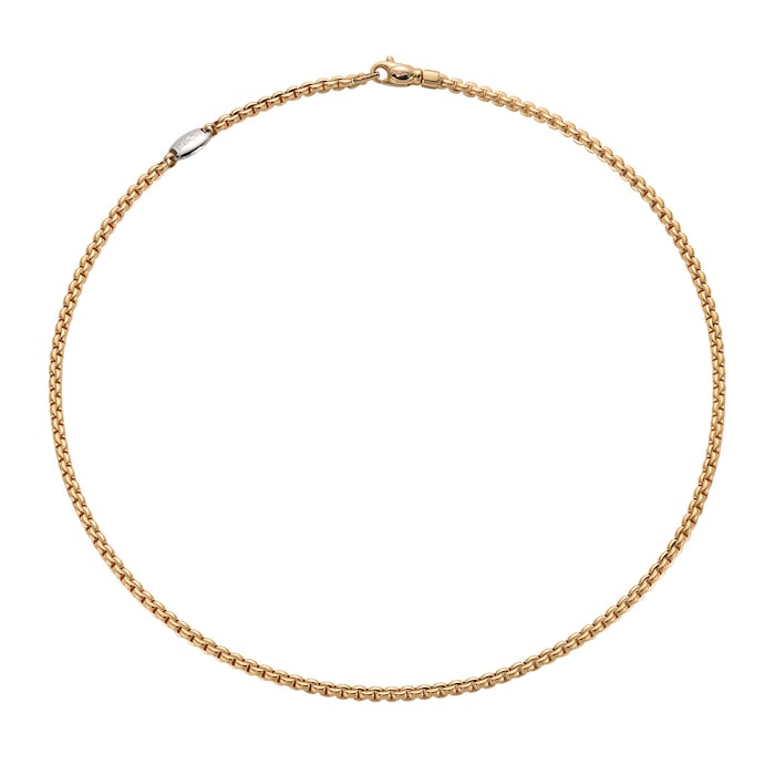FOPE 18ct Yellow Gold Eka Necklace - 60cm