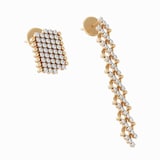 Serafino Consoli 18K Rose Gold 1.60cttw Diamond 7 Row Expandable Earrings