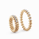 Serafino Consoli 18K Rose Gold 0.19cttw Diamond 3 Row Expandable Ring