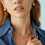 Marco Bicego 18ct Yellow Gold Africa Collection Graduated Bead Necklace
