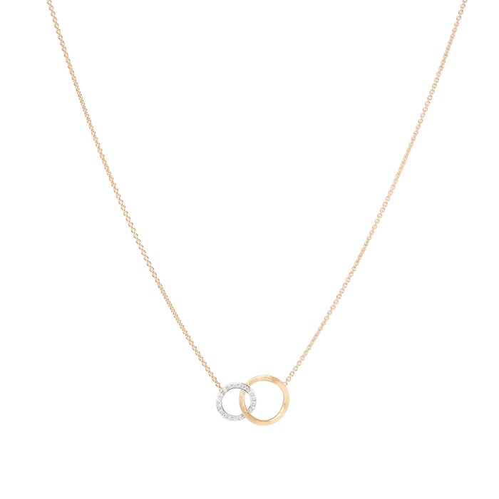 Marco Bicego 18ct Yellow Gold Jaipur Collection Diamond Infinity Necklace