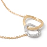 Marco Bicego 18ct Yellow Gold Jaipur Collection Diamond Infinity Necklace