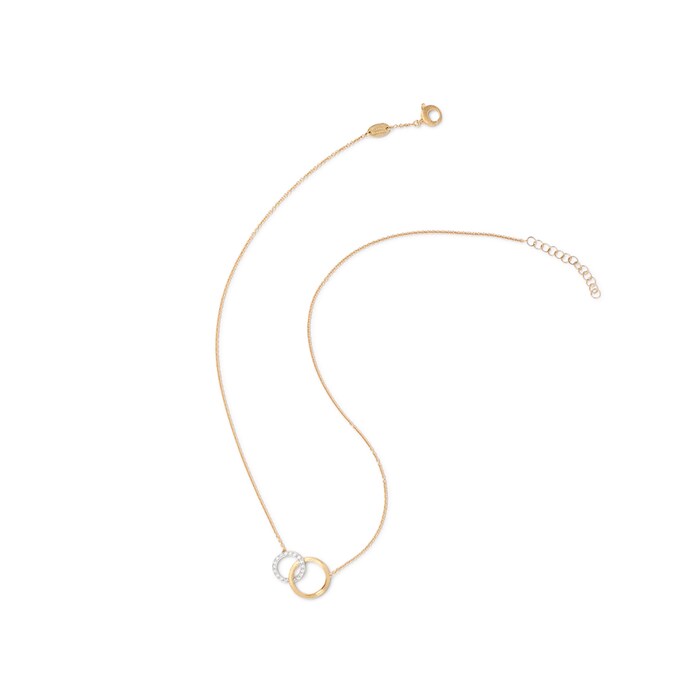 Marco Bicego 18ct Yellow Gold Jaipur Collection Diamond Infinity Necklace