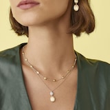 Marco Bicego 18ct Yellow Gold Sivigla Collection Diamond Pendant Necklace