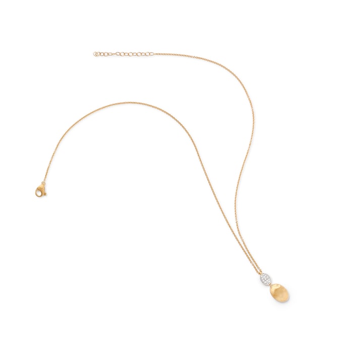Marco Bicego 18ct Yellow Gold Sivigla Collection Diamond Pendant Necklace
