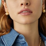 Marco Bicego 18ct Yellow Gold Africa Collection Two Bead Drop Earrings