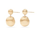 Marco Bicego 18ct Yellow Gold Africa Collection Two Bead Drop Earrings