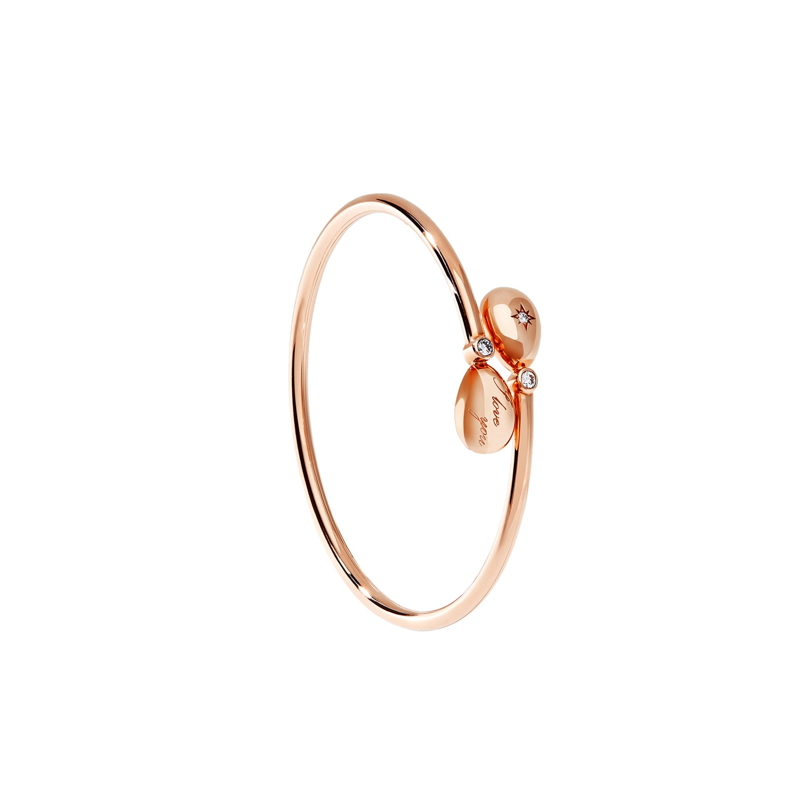Fabergé Fabergé Heritage 18ct Rose Gold I Love You Crossover Bracelet Fabergé Fabergé Heritage 18ct Rose Gold I Love You Crossover Bracelet