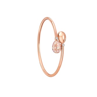 Fabergé Heritage 18ct Rose Gold Diamond & Pink Enamel Crossover Bracelet Fabergé Heritage 18ct Rose Gold Diamond & Pink Enamel Crossover Bracelet