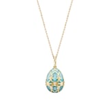 Fabergé Heritage 18ct Yellow Gold Diamond & Turquoise Enamel Ladybird Surprise Locket