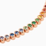Fabergé Colours of Love Cosmic Curve 18ct Rose Gold Multistone Necklace