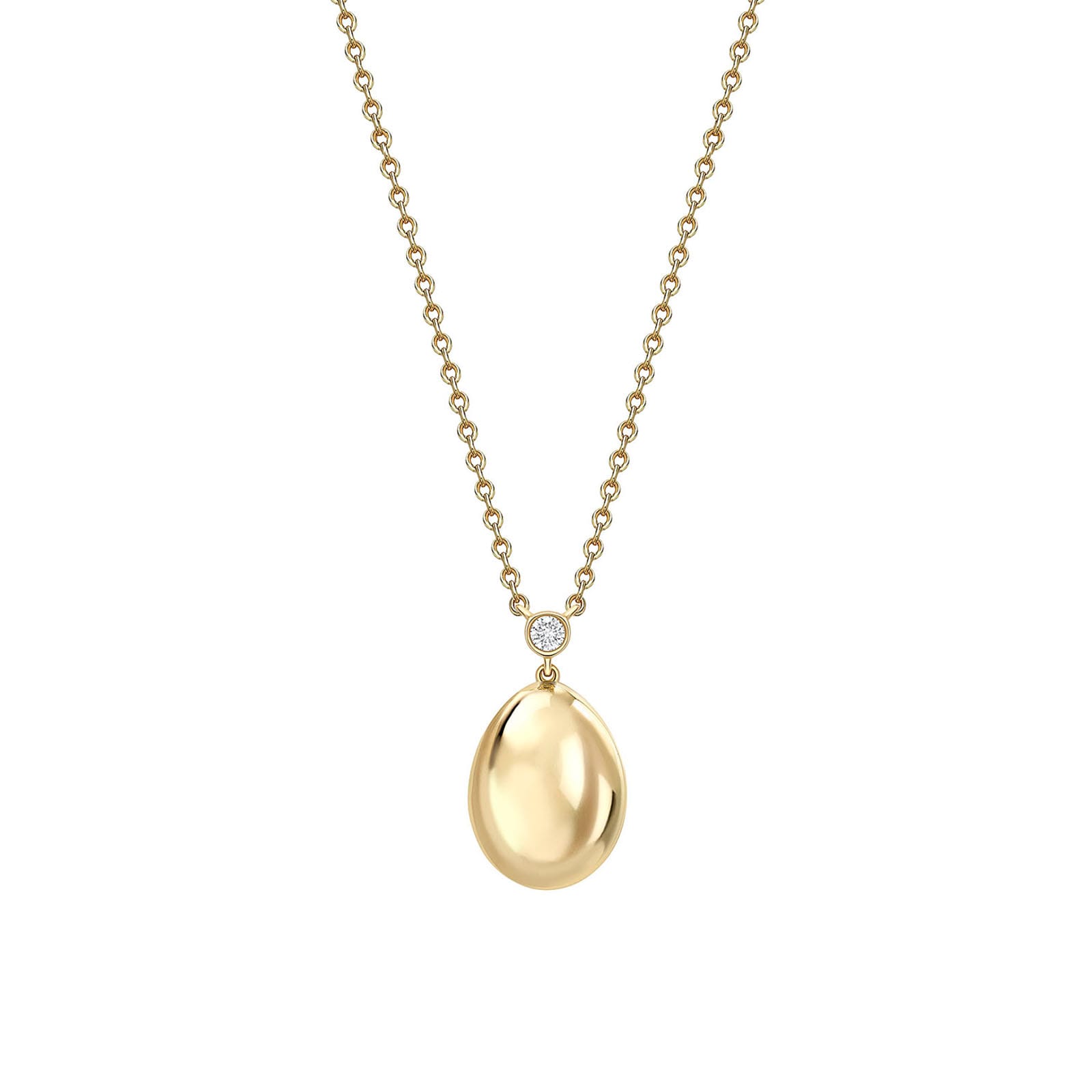 Fabergé Fabergé Essence 18ct Yellow Gold Petit Egg Pendant