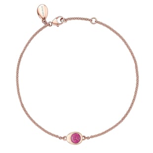 Fabergé Colours Of Love 18ct Rose Gold Cosmic Curve Pink Sapphire Bracelet