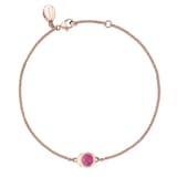 Fabergé Fabergé Code 18ct Rose Gold Cosmic Curve Pink Sapphire Bracelet