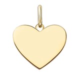 Thomas Sabo Love Coins Gold Plated Engravable Heart Pendant Lbpe0002-413-12