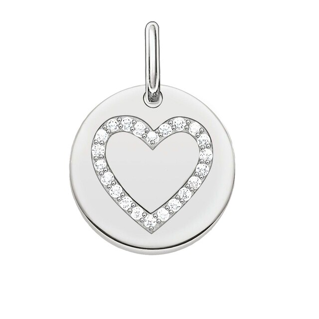 Thomas Sabo Ladies Love Bridge 925 Sterling Silver Pendant Lbpe0005-051-14