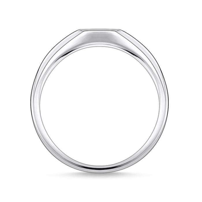 Thomas Sabo Sterling Silver Cubic Zirconia Star Signet Ring