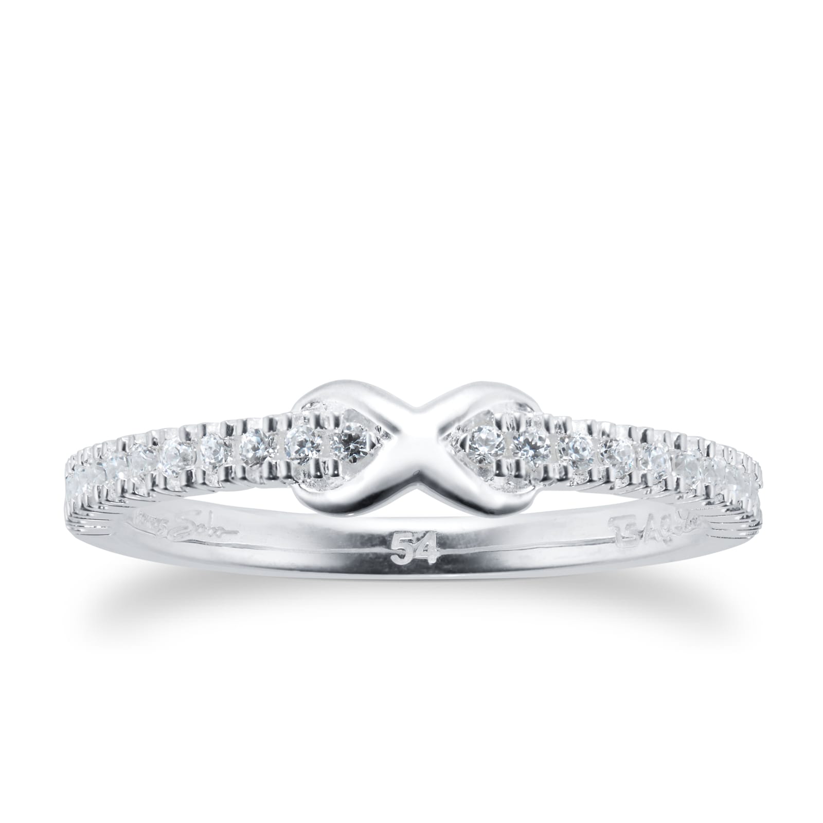 Thomas Sabo Sterling Silver Cubic Zirconia Infinity Ring