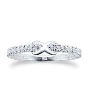 Thomas Sabo Sterling Silver Cubic Zirconia Infinity Ring