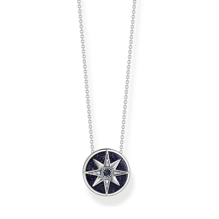 Thomas Sabo Silver Cubic Zirconia Magic Stars 38-45cm Pendant