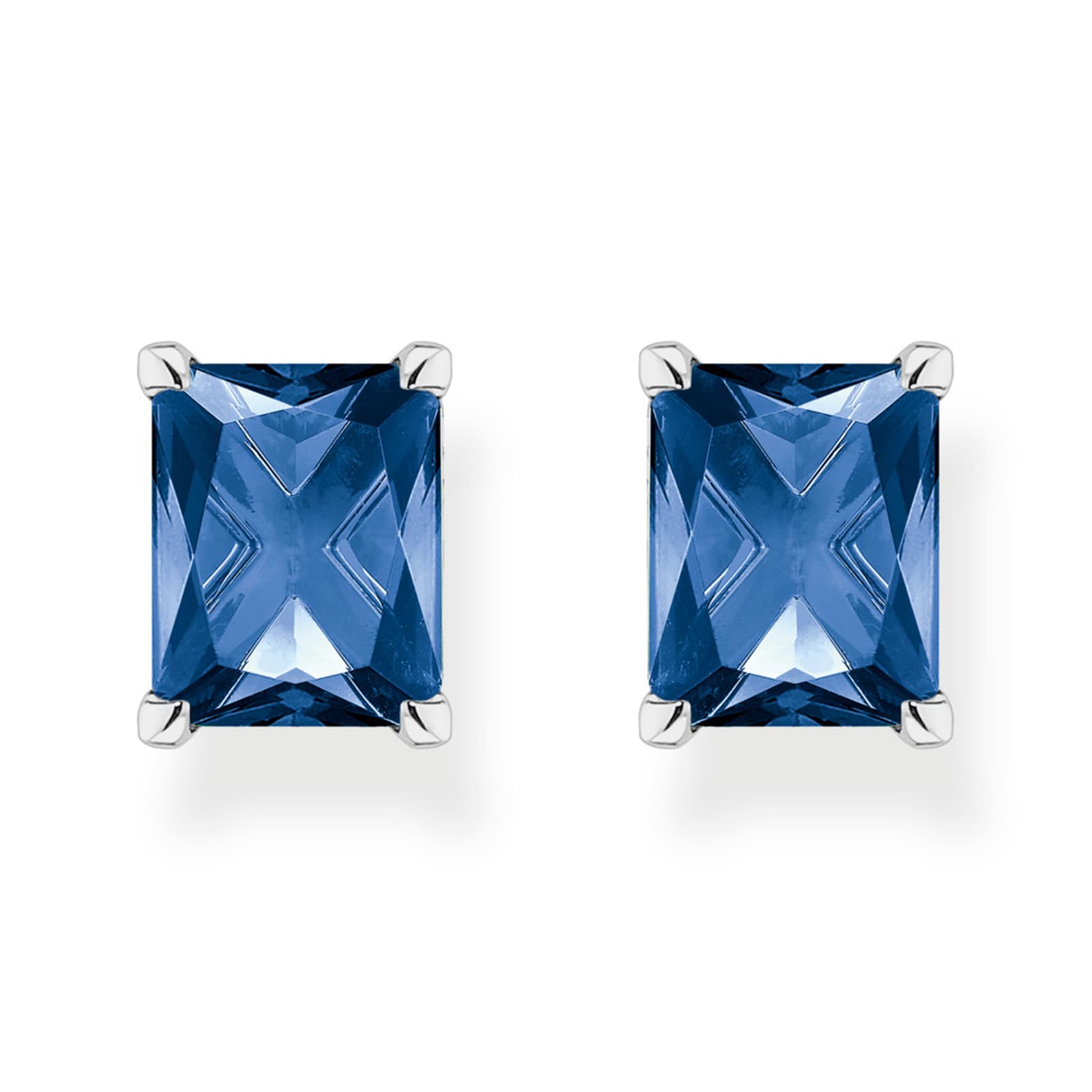 Thomas Sabo Sterling Silver Blue Cubic Zirconia Ocean Vibes Earrings
