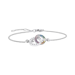 37300746 - Ladies Sterling Silver Together Bracelet