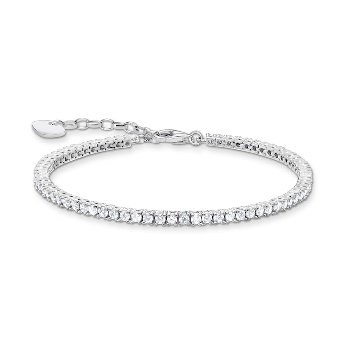 Thomas Sabo Sterling Silver Cubic Zirconia Tennis Bracelet