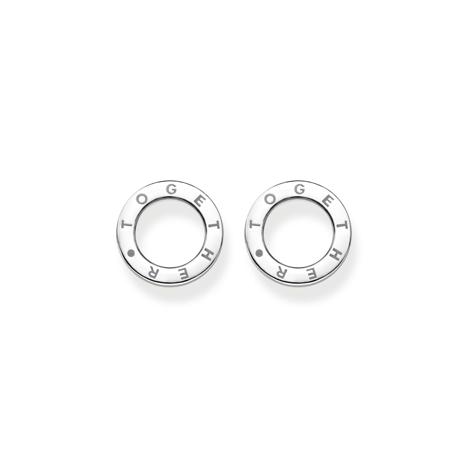 Thomas Sabo Sterling Silver Circle Stud Earrings