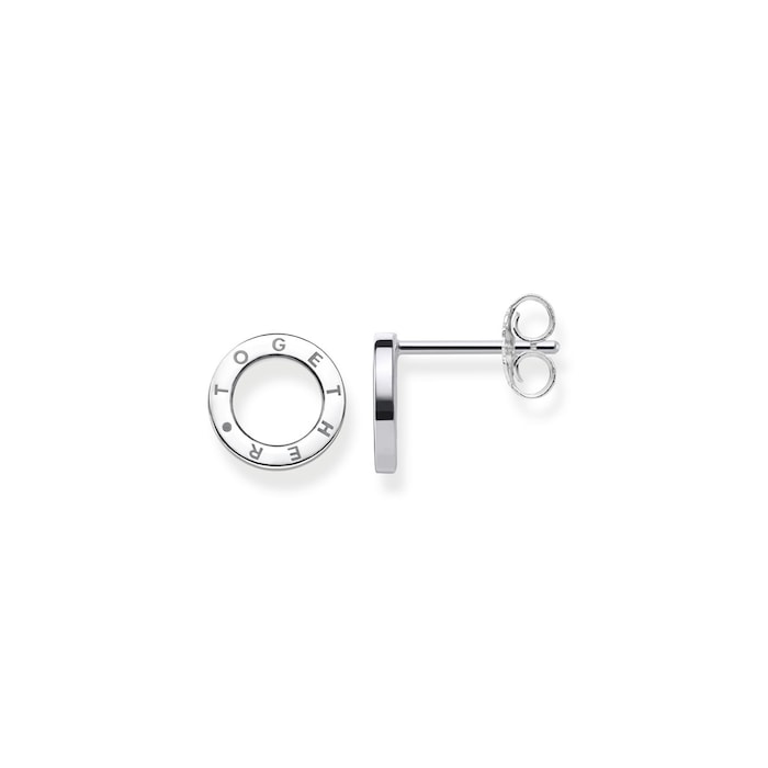 Thomas Sabo Sterling Silver Circle Stud Earrings