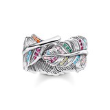 Thomas Sabo Sterling Silver Feather Ring