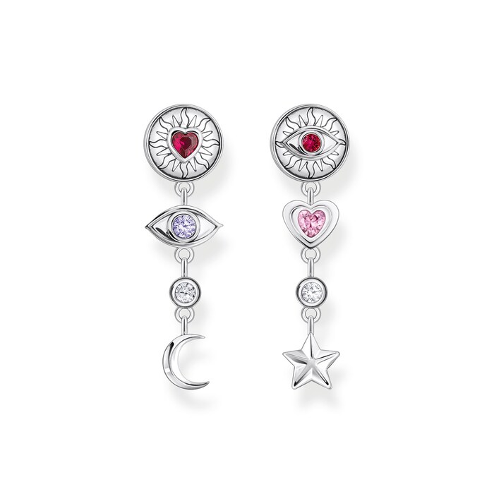 Thomas Sabo Single Sterling Silver Cubic Zirconia Flash Ear Stud